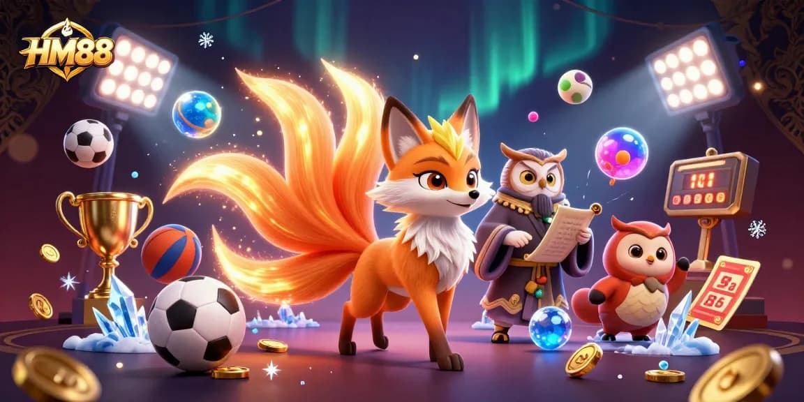 Experience thrilling gameplay and vibrant visuals with HM88 as characters come to life in a dazzling casino scene.