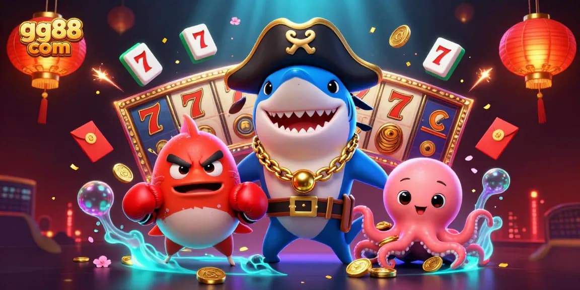Win big at gg88 com with a vibrant illustration of engaging casino characters, showcasing excitement and luck.