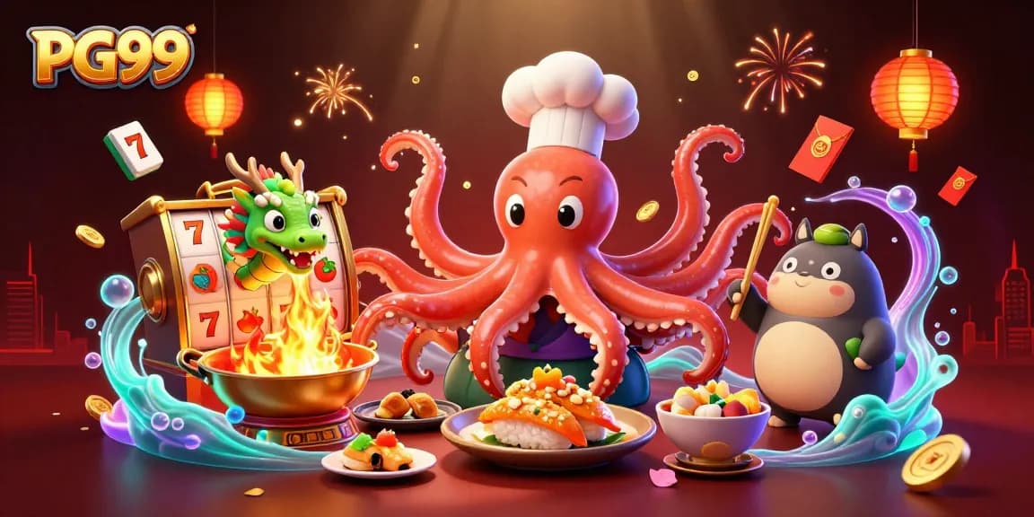 Play engaging slot games with PG99 featuring vibrant characters and dynamic scenes.