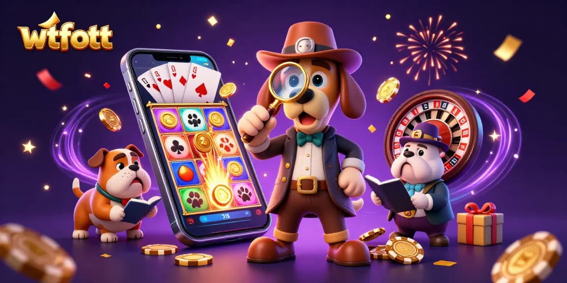 Play slot games with the captivating wtfott characters in this vibrant casino adventure.