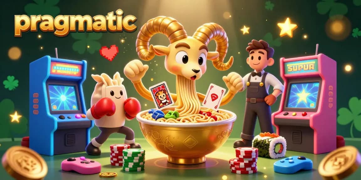Engage with captivating pragmatic slot games featuring colorful arcade elements and interactive characters.