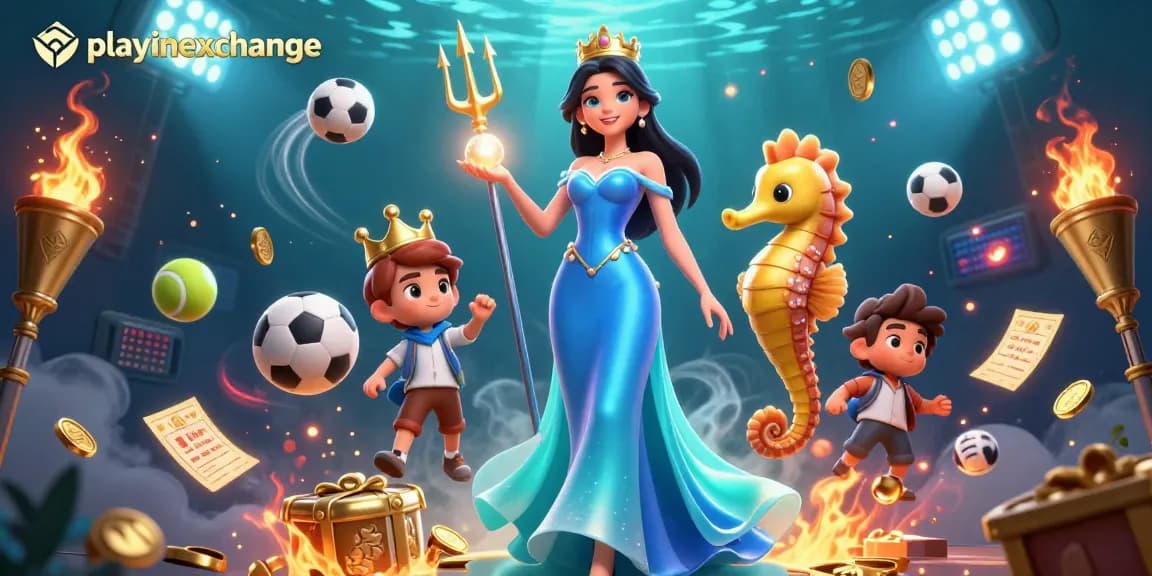 Experience thrilling gameplay at playinexchange showcasing sports elements in a vibrant underwater scene.