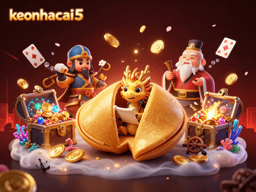 Experience the thrill with keonhacai5's vibrant 3D casino adventure filled with gold and fortune!