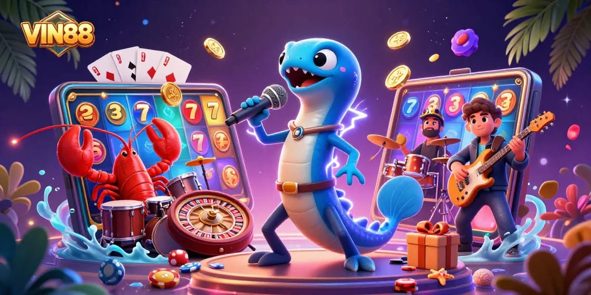 Engage with thrilling slots at VIN88 featuring colorful games and exciting payouts in a dynamic underwater casino.