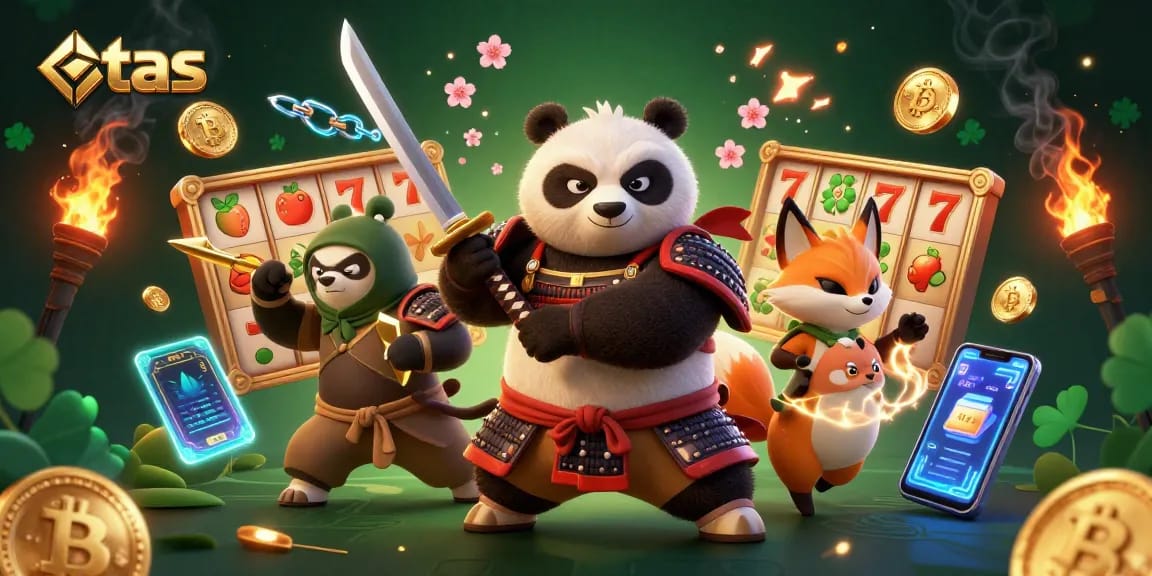 Engage in winning slots action at atas casino with vibrant characters and immersive elements.