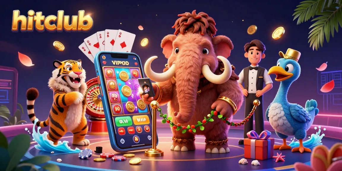 Play exciting games at hitclub with vibrant characters and engaging casino elements