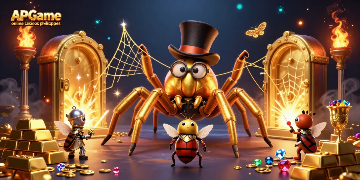 Experience the thrill of APGame online casinos philippines with immersive 3D gaming characters and dazzling treasures.
