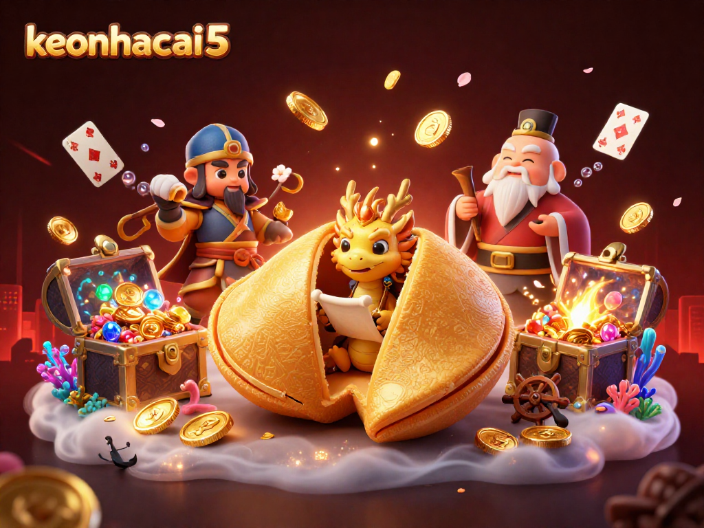 Experience the thrill with keonhacai5's vibrant 3D casino adventure filled with gold and fortune!