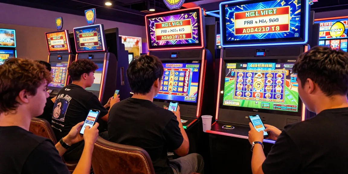 Slot online menyenangkan dengan pemain terlibat, meraih jackpot dan kemenangan.