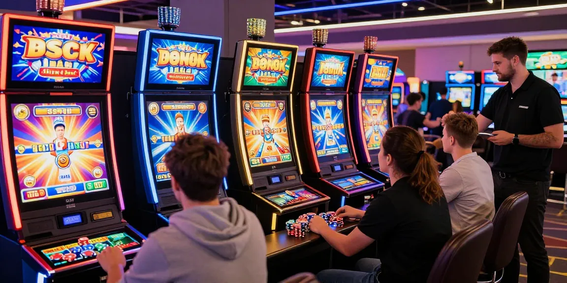 Slot gacor di kasino online, pemain menikmati berbagai mesin slot dengan jackpot menarik.