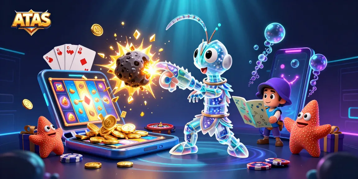 Engage with ATAS slots using vibrant 3D elements and a galactic theme for thrilling entertainment.