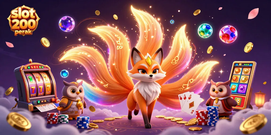 Experience the thrill of slot bet 200 perak with vibrant characters and slot machine action!