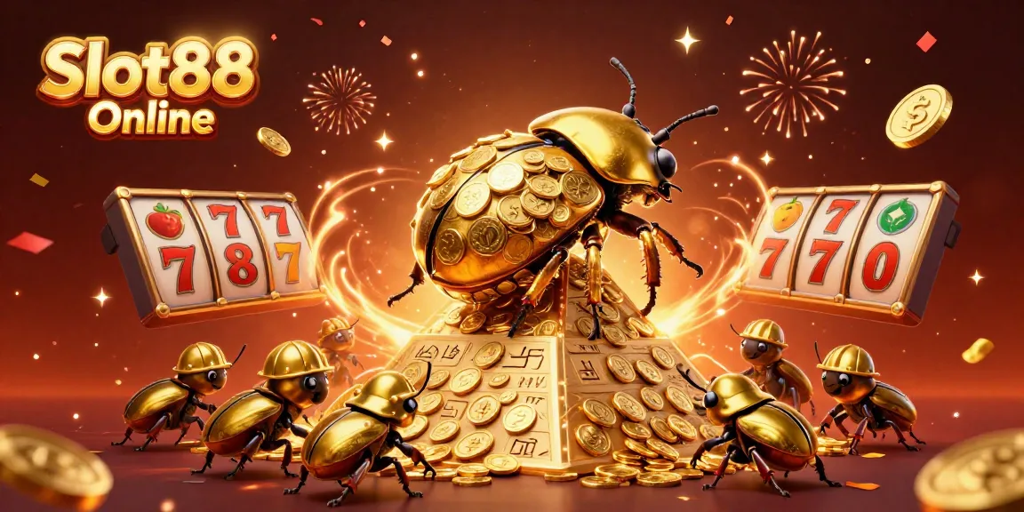 Engage with Slot88 Online and win with our vibrant casino-themed illustration, enhancing player excitement.