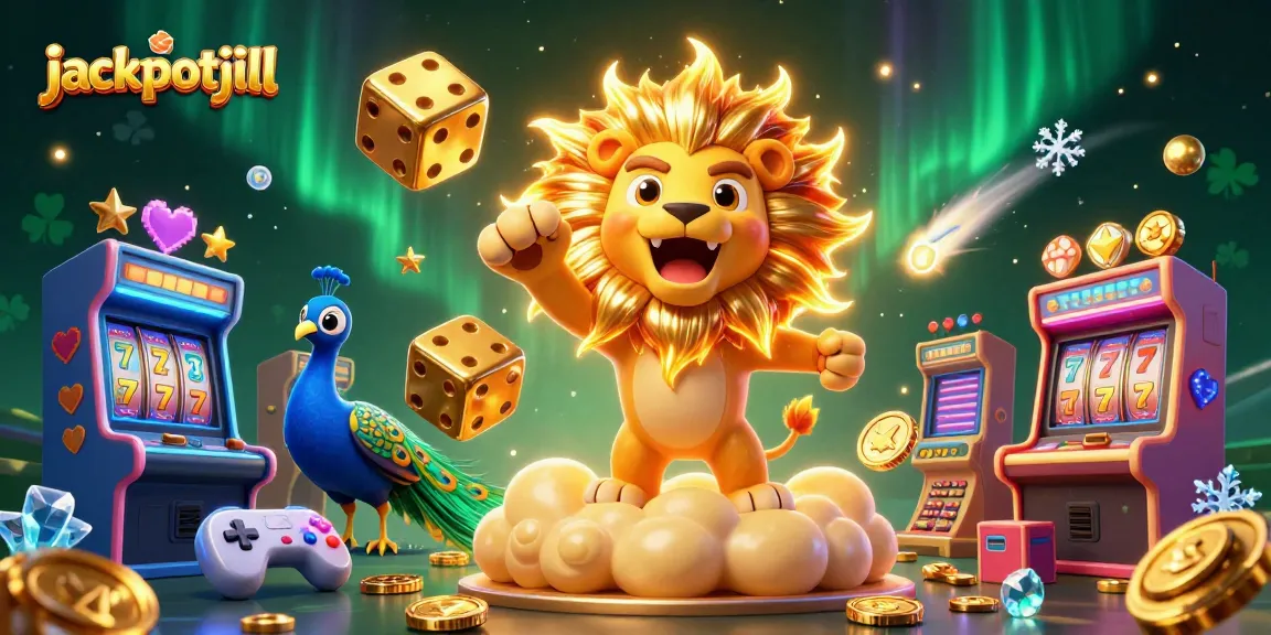 Experience thrilling gaming action at jackpotjill with vibrant casino elements and dynamic characters.