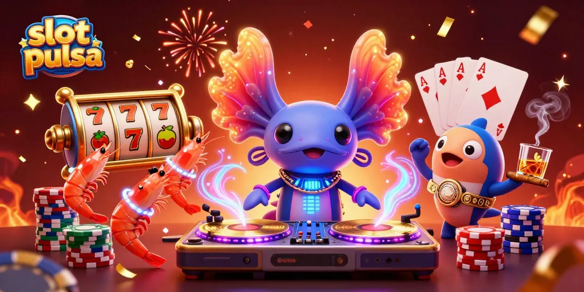 Raih kemenangan slot pulsa dengan permainan slot menarik dan karakter ceria yang penuh warna