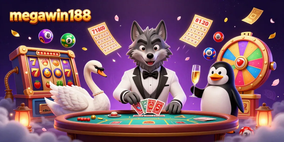Megawin188 menghadirkan keseruan bermain slot dengan karakter spektakuler dalam suasana kasino yang unik.