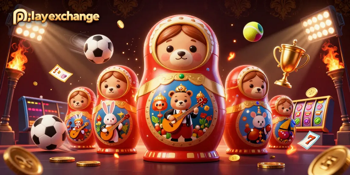 Engage in thrilling gameplay on playexchange with animated bears and sports elements for dynamic fun.