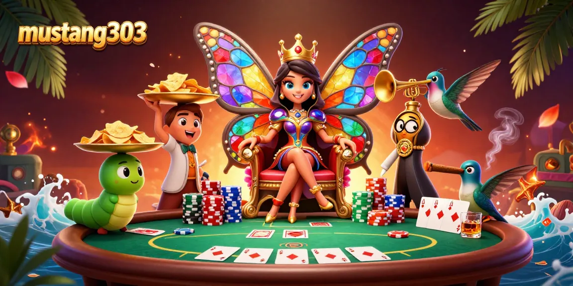 Experience thrilling gameplay at mustang303 with vibrant casino action and colorful characters.