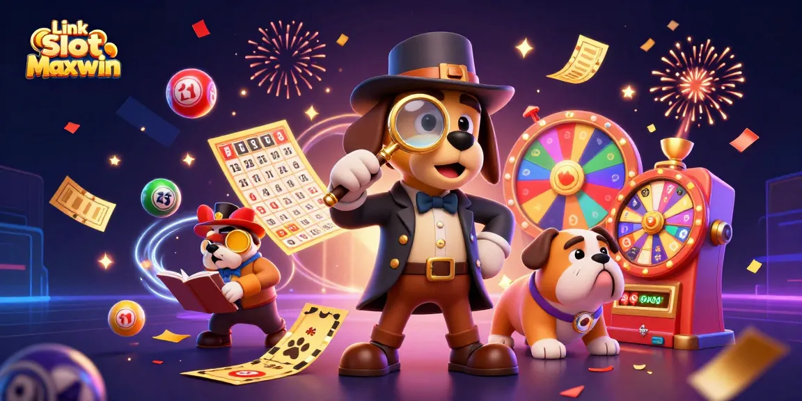 Spin and win at Link Slot Maxwin with dynamic casino adventure art filled with excitement!