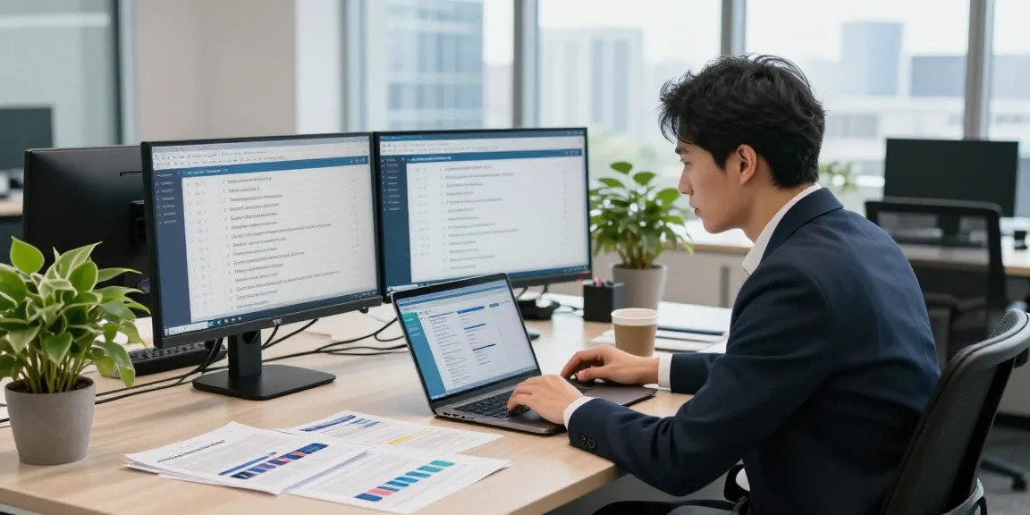 List of newly registered domains displayed on multiple screens in a modern office