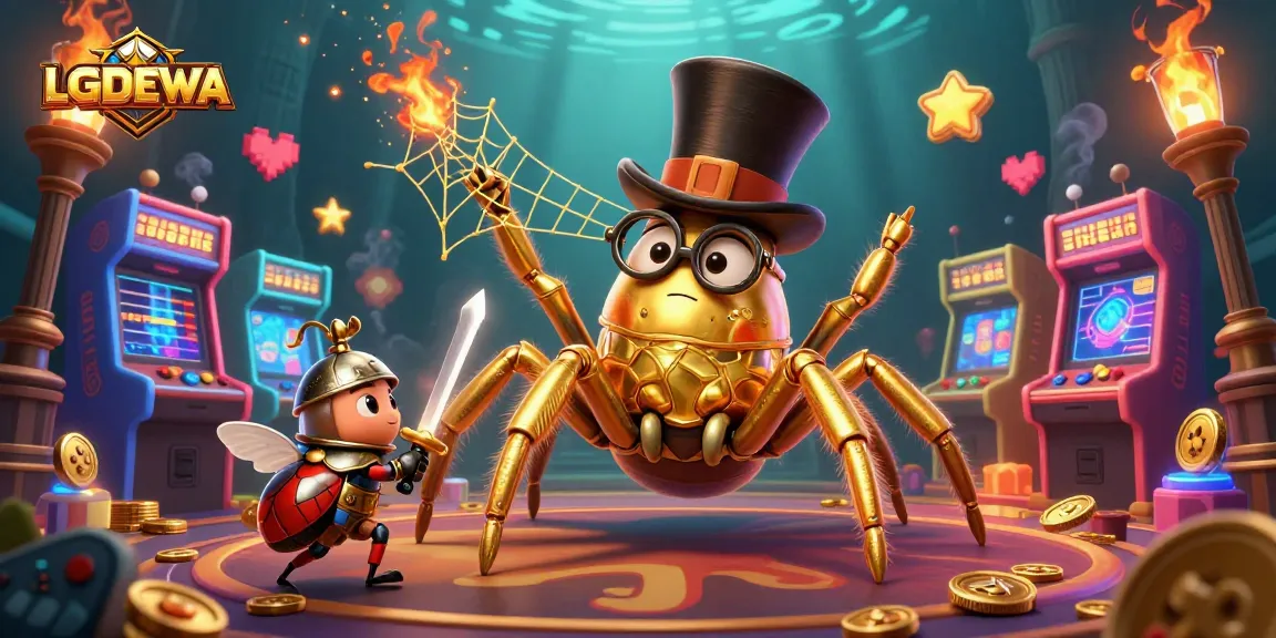 Engage with LGODEWA's dynamic casino experience featuring vibrant 3D animation and interactive gaming elements.