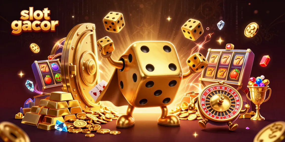 Menangkan slot gacor dengan dadu emas berputar di antara harta karun berkilauan.