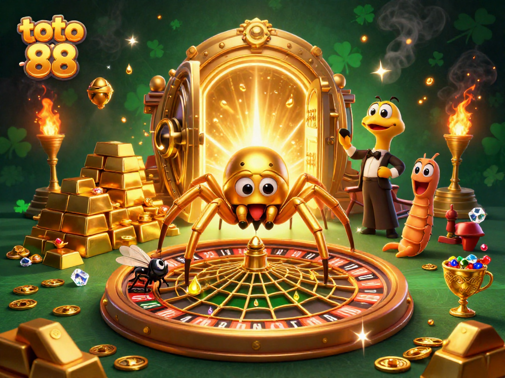 Engage with the thrilling action of toto slot 88 featuring interactive golden elements and dynamic characters.