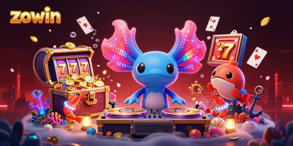 Spin the reels for golden opportunities at Zowin with dynamic underwater scenes and vibrant characters.