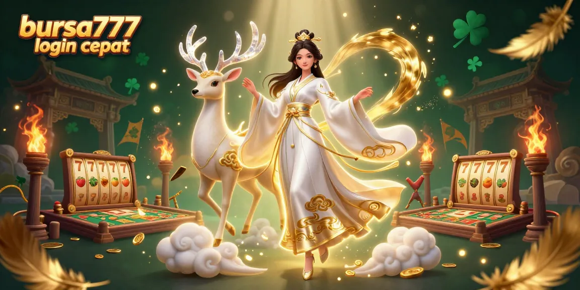 Experience bursa777 login cepat with thrilling slot game adventures featuring vibrant characters and elements.