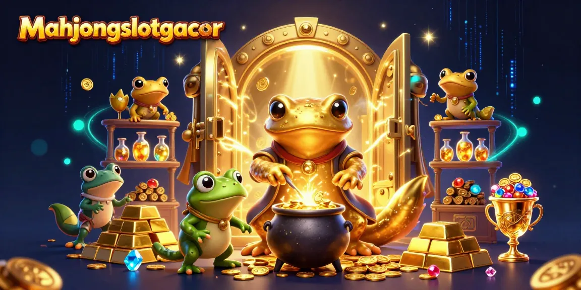 Explore the mahjongslotgacor experience with vibrant casino elements and a magical alchemy scene.