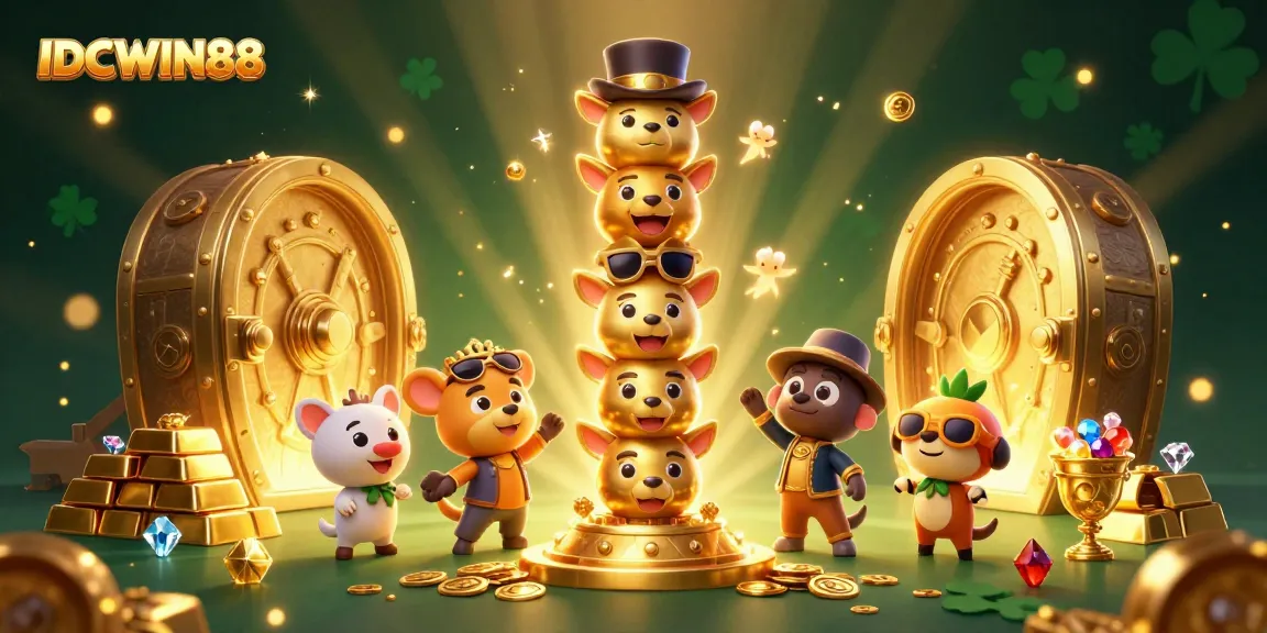 Spin and win with IDCWIN88's immersive slot experiences featuring vibrant treasures and dynamic characters.