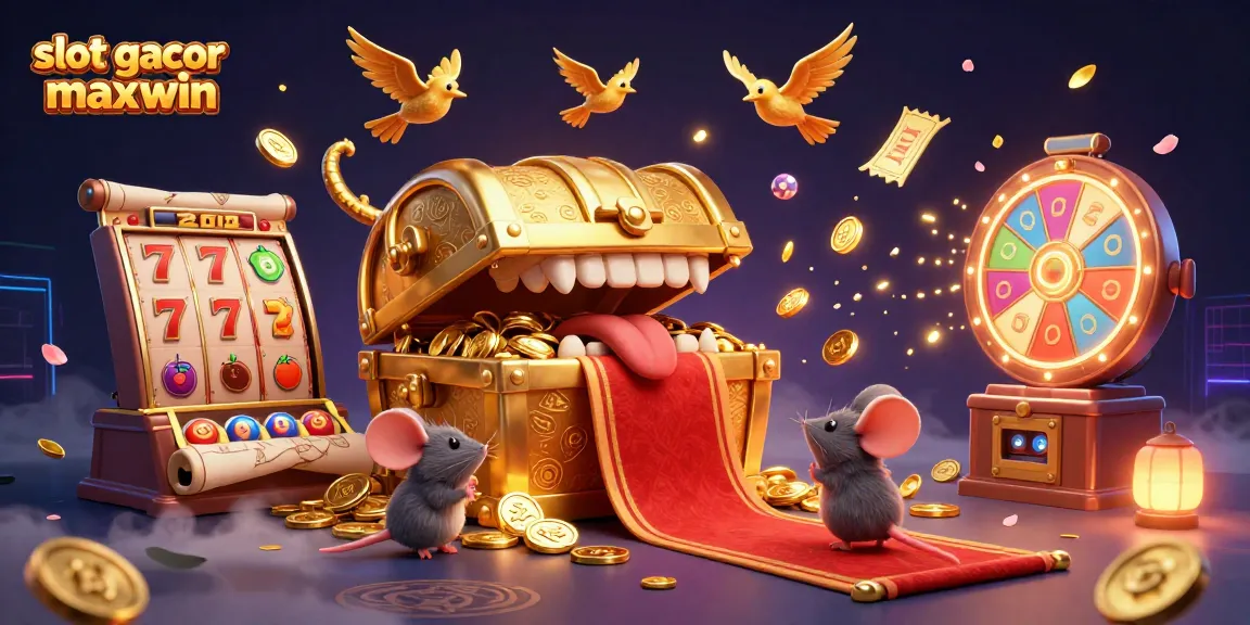 Engage with the slot gacor maxwin adventure in this vibrant 3D casino illustration full of excitement.
