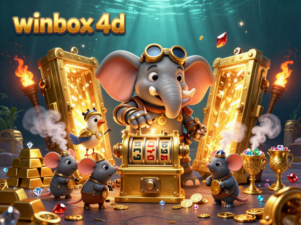 Engage with winbox 4d's thrilling slot adventures alongside a steampunk elephant engineer.