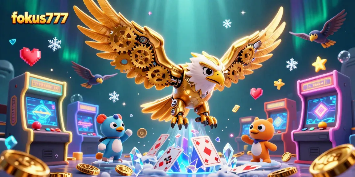 Experience thrilling gameplay with fokus777 in a vibrant, ultra-detailed casino environment.