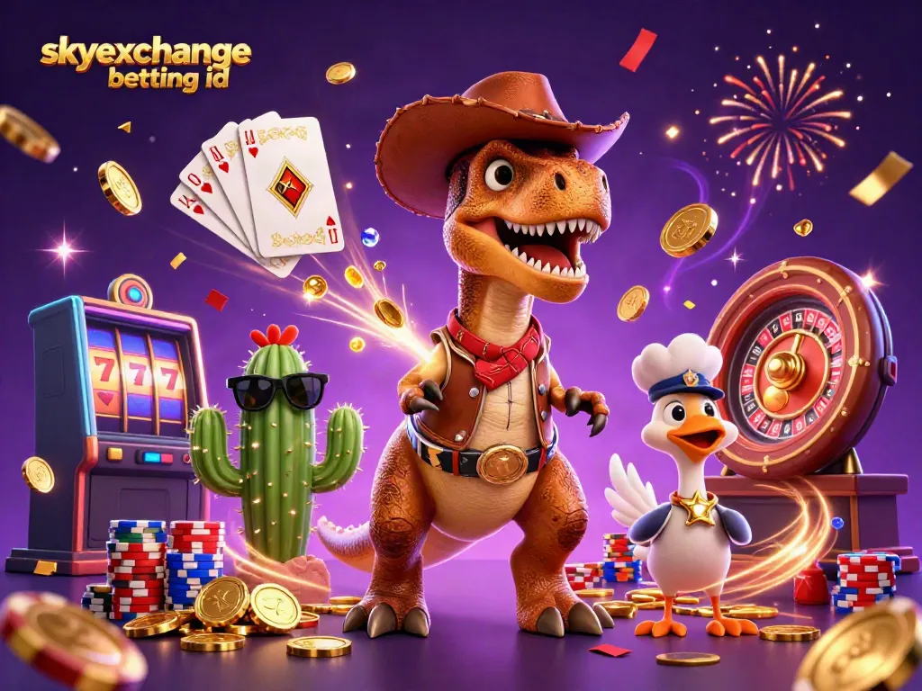 Engage in thrilling gameplay with skyexchange betting id featuring vibrant characters and casino elements.