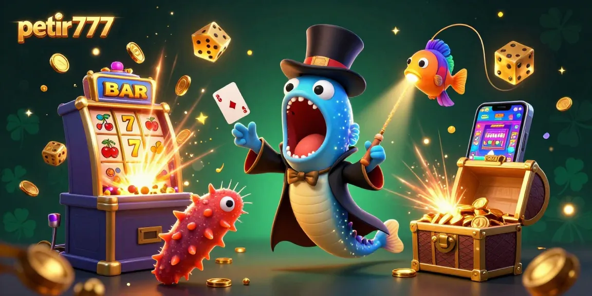 Experience exciting gameplay with petir777 as vibrant characters perform magic among thrilling slot machines.