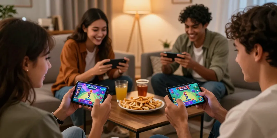 Players enjoying earning games with 3Patti Loot app in a lively social setting