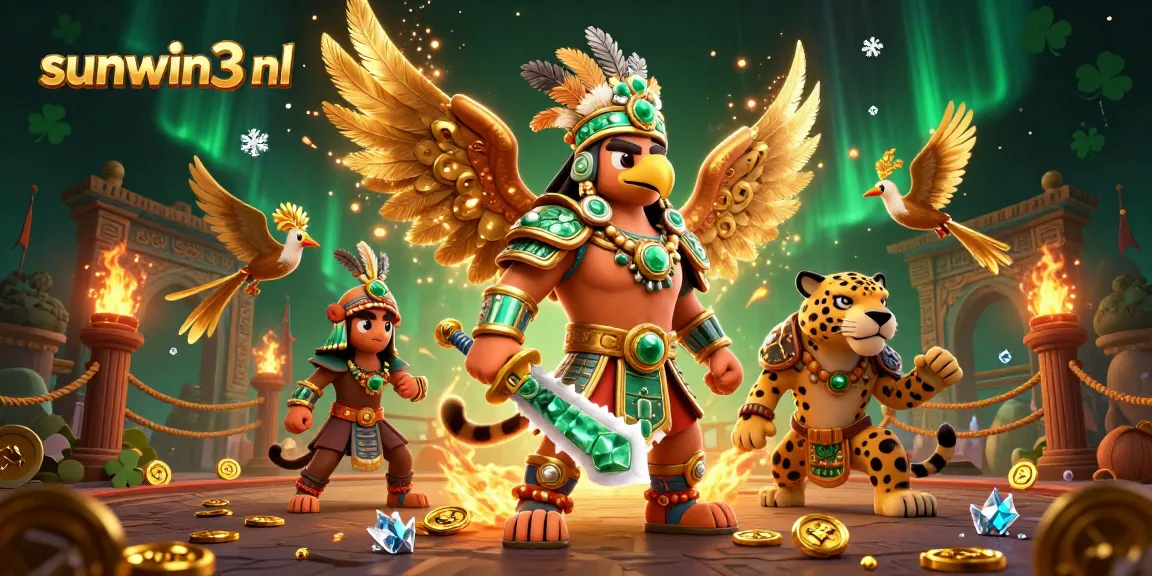Engage with sunwin3 nl in an exciting 3D casino experience featuring warriors and gold.