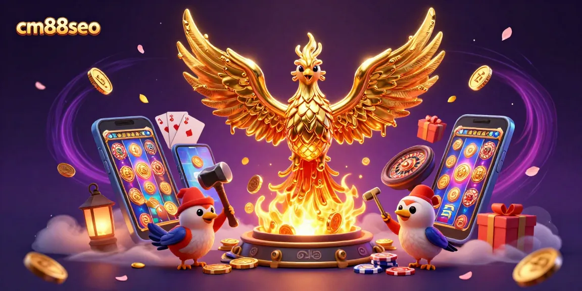 Experience vibrant gameplay with cm88seo while winning golden riches in an exciting casino scene.