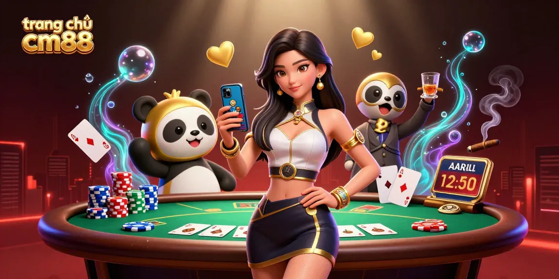 Engage in thrilling games at trang chủ cm88, featuring a luxurious gaming atmosphere and stunning characters.