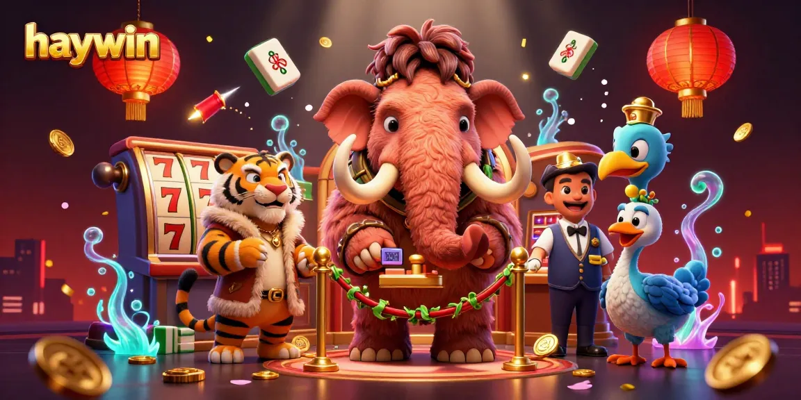 Engage with haywin's thrilling casino experience featuring vibrant characters and exciting game elements.