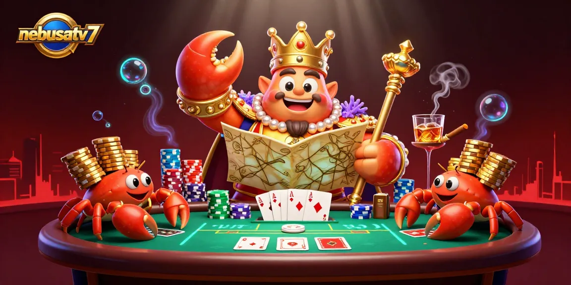 Players enjoy thrilling wins at nebesatv7, a vibrant casino scene filled with poker tables and golden treasures.