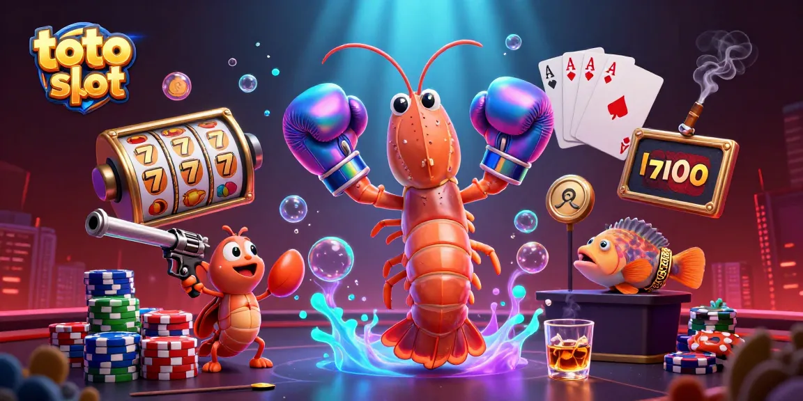 Engage in the thrilling world of toto slot with vibrant characters, exciting symbols, and casino elements.
