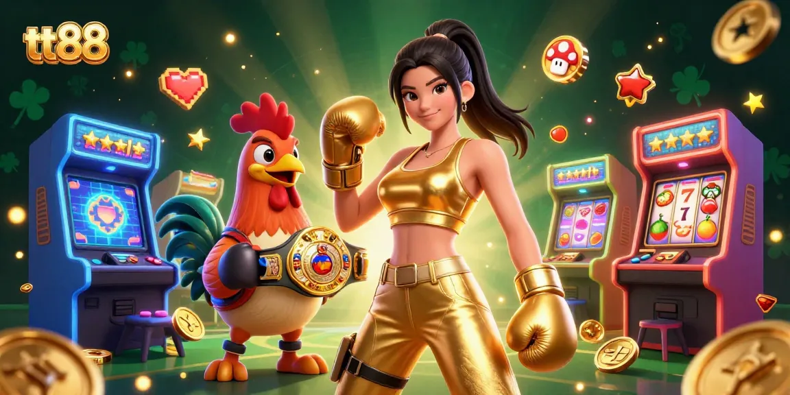 Experience the thrilling action of tt88 with vibrant slots, champion characters, and dynamic gaming elements.