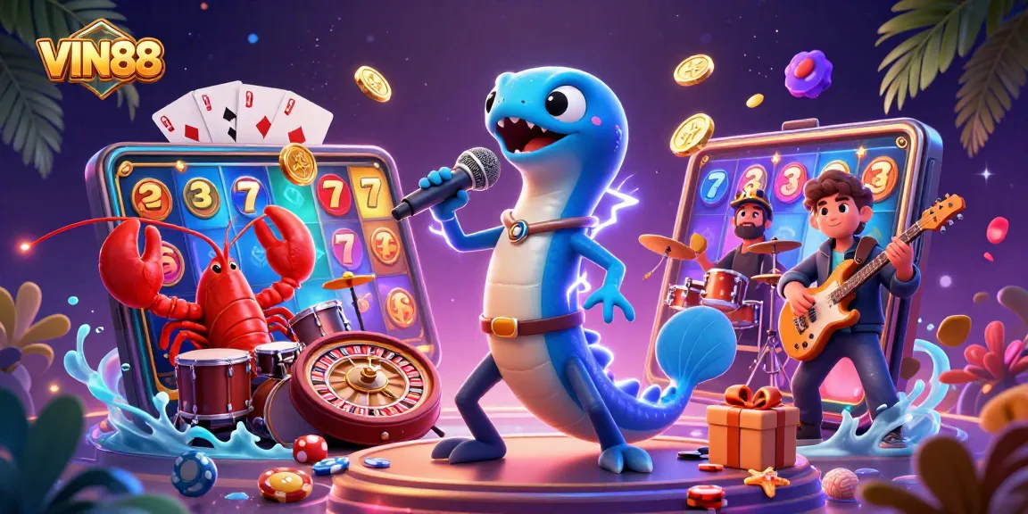 Engage with thrilling slots at VIN88 featuring colorful games and exciting payouts in a dynamic underwater casino.