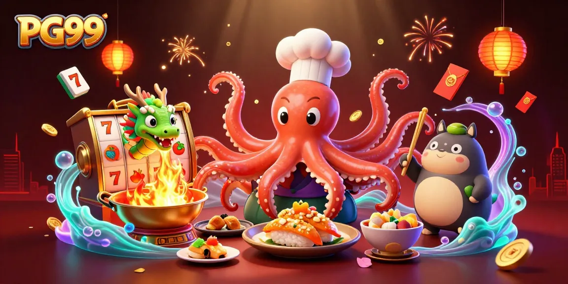 Play engaging slot games with PG99 featuring vibrant characters and dynamic scenes.