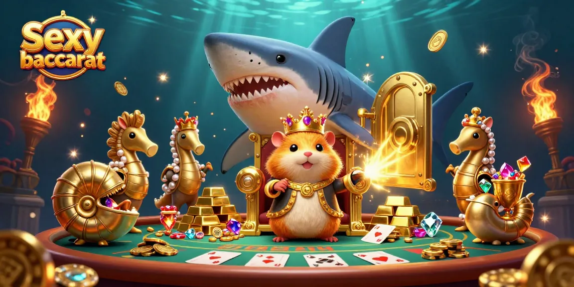 Experience the thrill of Sexy baccarat with dazzling casino elements and vivid characters.