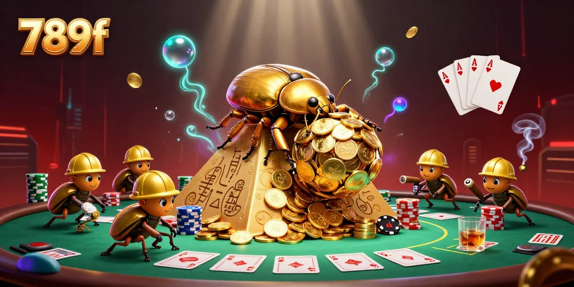 Experience thrilling casino action with 789f's massive golden beetle and dynamic gaming elements.