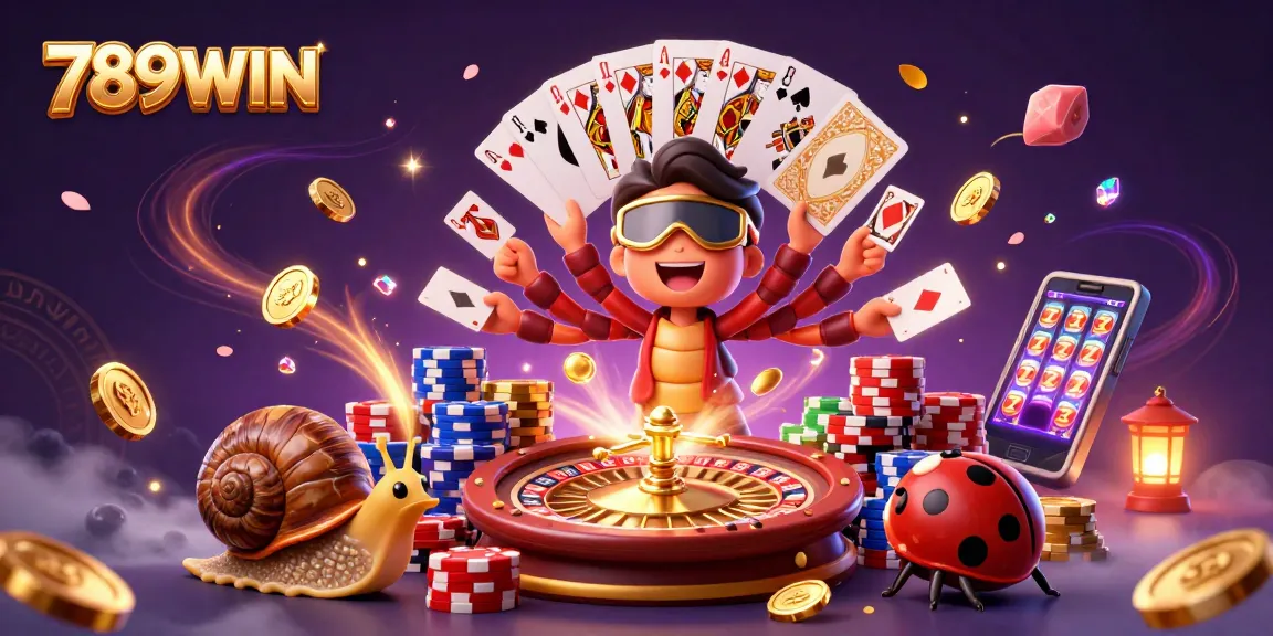 Experience thrilling gameplay with 789WIN's dealer, vibrant chips, and stunning casino elements!