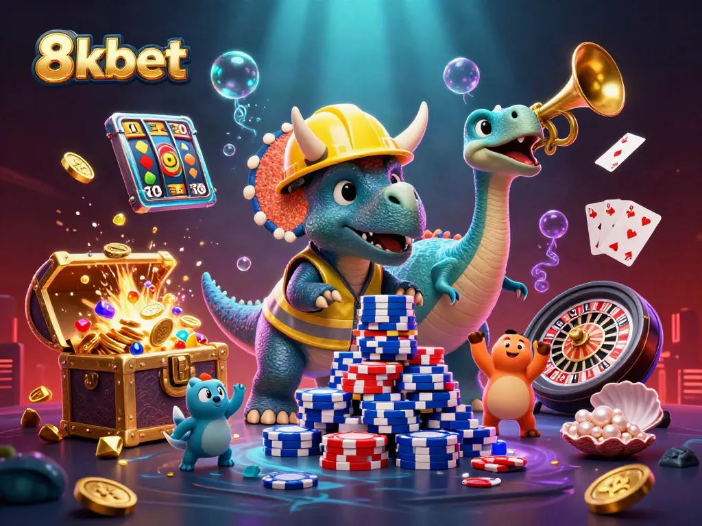 8xbet celebrates wins with exciting gameplay and vibrant casino themes illustrated in a dynamic scene.